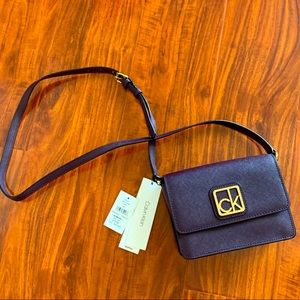 NWT Maroon Calvin Klein Crossbody